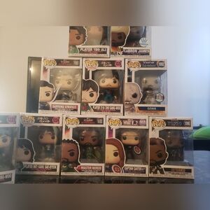 Lot of 10 Funkos All Boxed